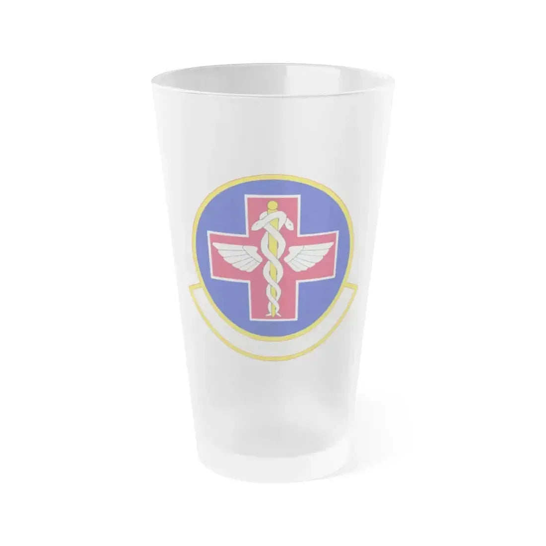 927 Aerospace Medicine Squadron AFRC (U.S. Air Force) Frosted Pint Glass 16oz 16oz Frosted - Go Mug Yourself