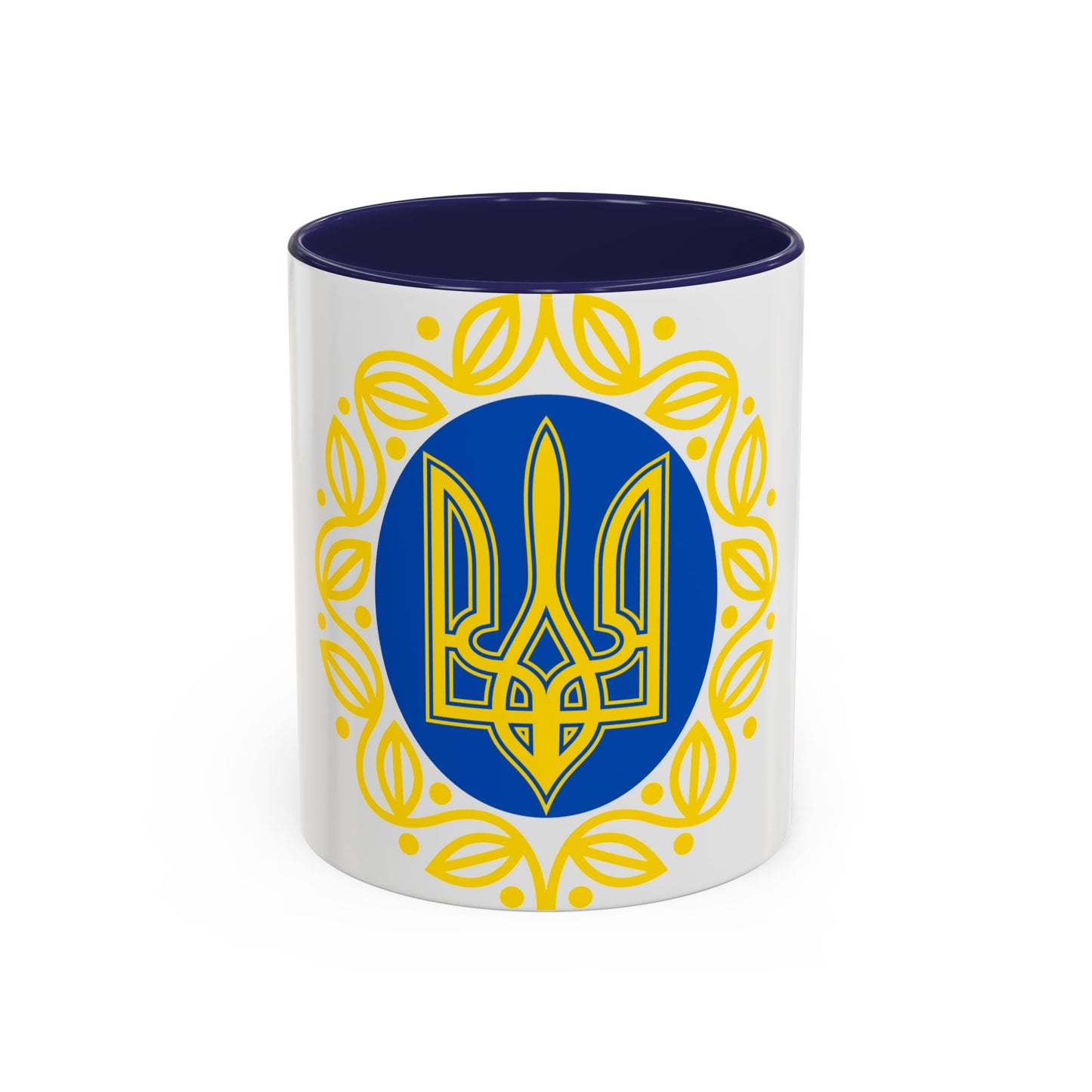 Coat of arms of Ukrainian People's Republic - Accent Coffee Mug