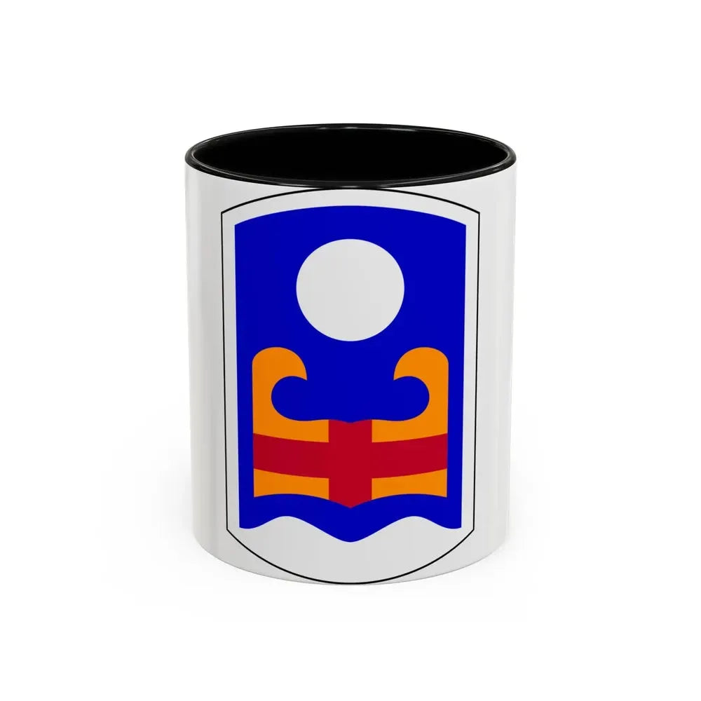 92nd Maneuver Enhancement Brigade (U.S. Army) Accent Coffee Mug 11oz Black - Go Mug Yourself
