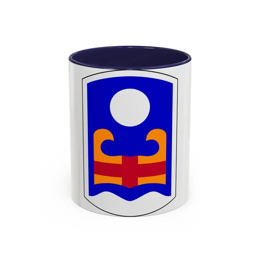 92nd Maneuver Enhancement Brigade (U.S. Army) Accent Coffee Mug 11oz Navy - Go Mug Yourself