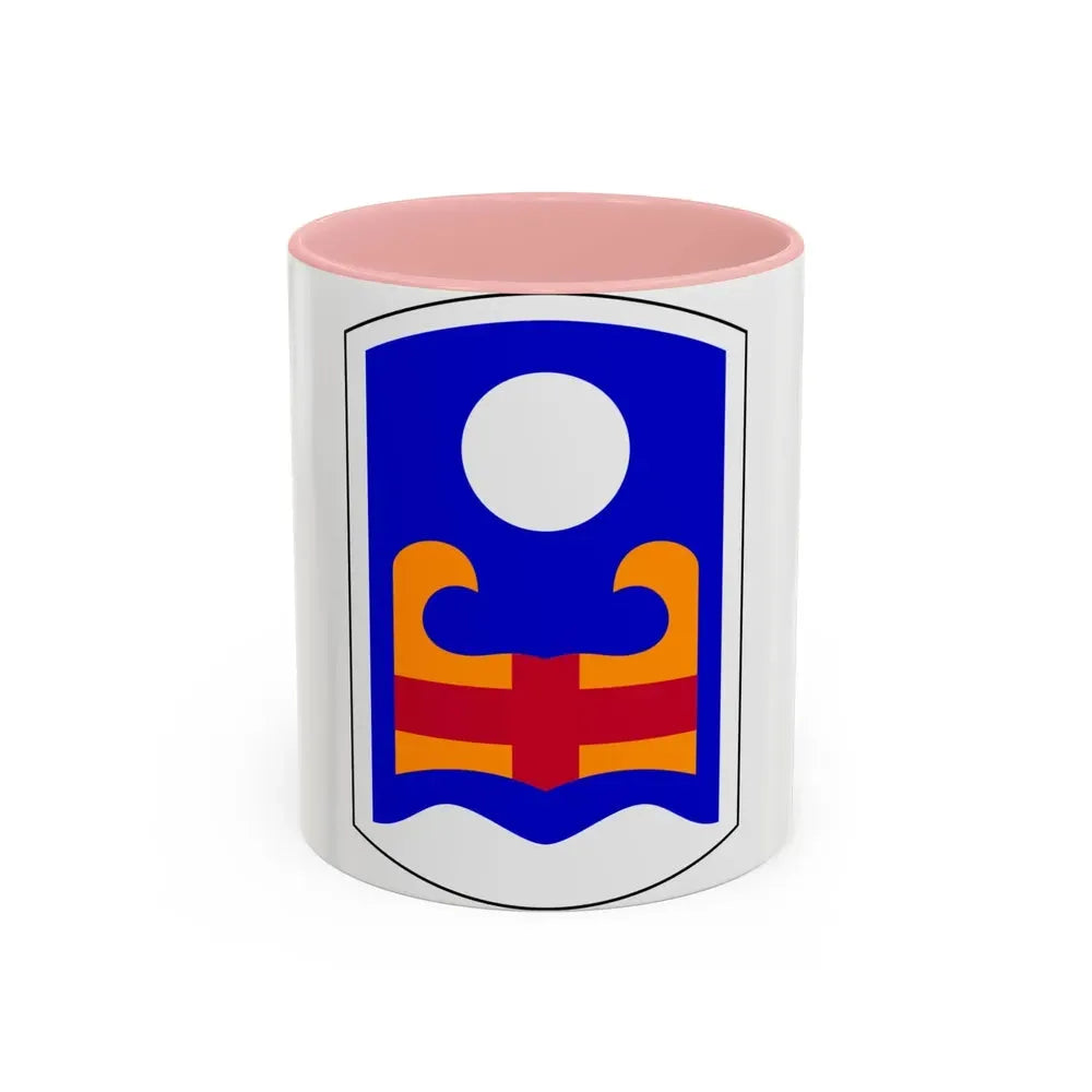 92nd Maneuver Enhancement Brigade (U.S. Army) Accent Coffee Mug 11oz Pink - Go Mug Yourself