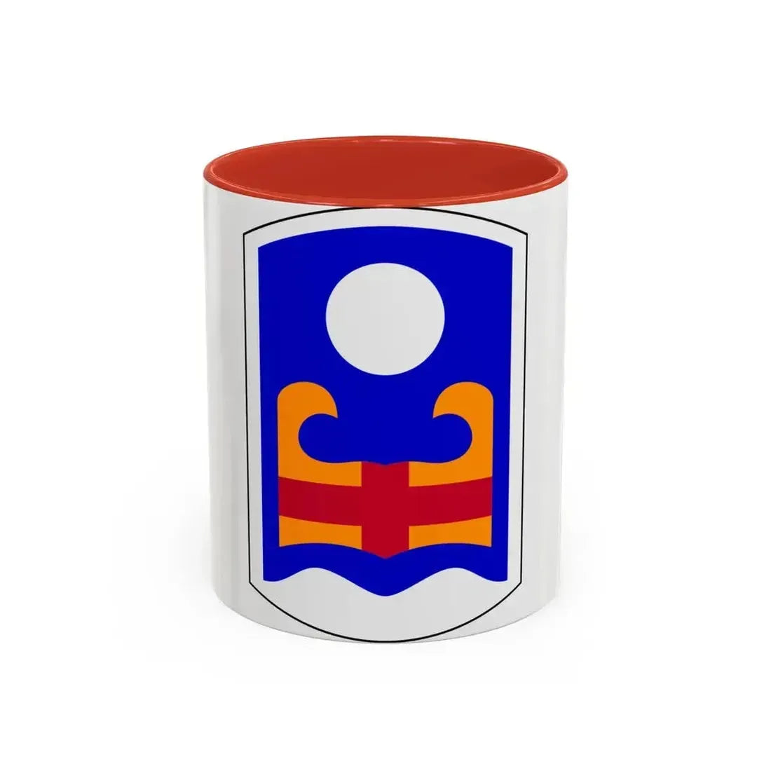 92nd Maneuver Enhancement Brigade (U.S. Army) Accent Coffee Mug 11oz Red - Go Mug Yourself