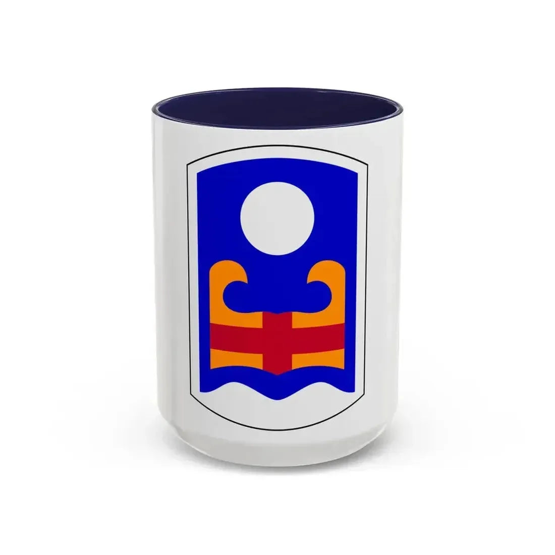 92nd Maneuver Enhancement Brigade (U.S. Army) Accent Coffee Mug 15oz Navy - Go Mug Yourself