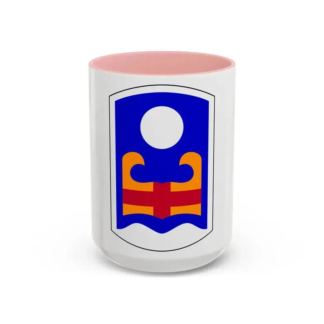 92nd Maneuver Enhancement Brigade (U.S. Army) Accent Coffee Mug 15oz Pink - Go Mug Yourself