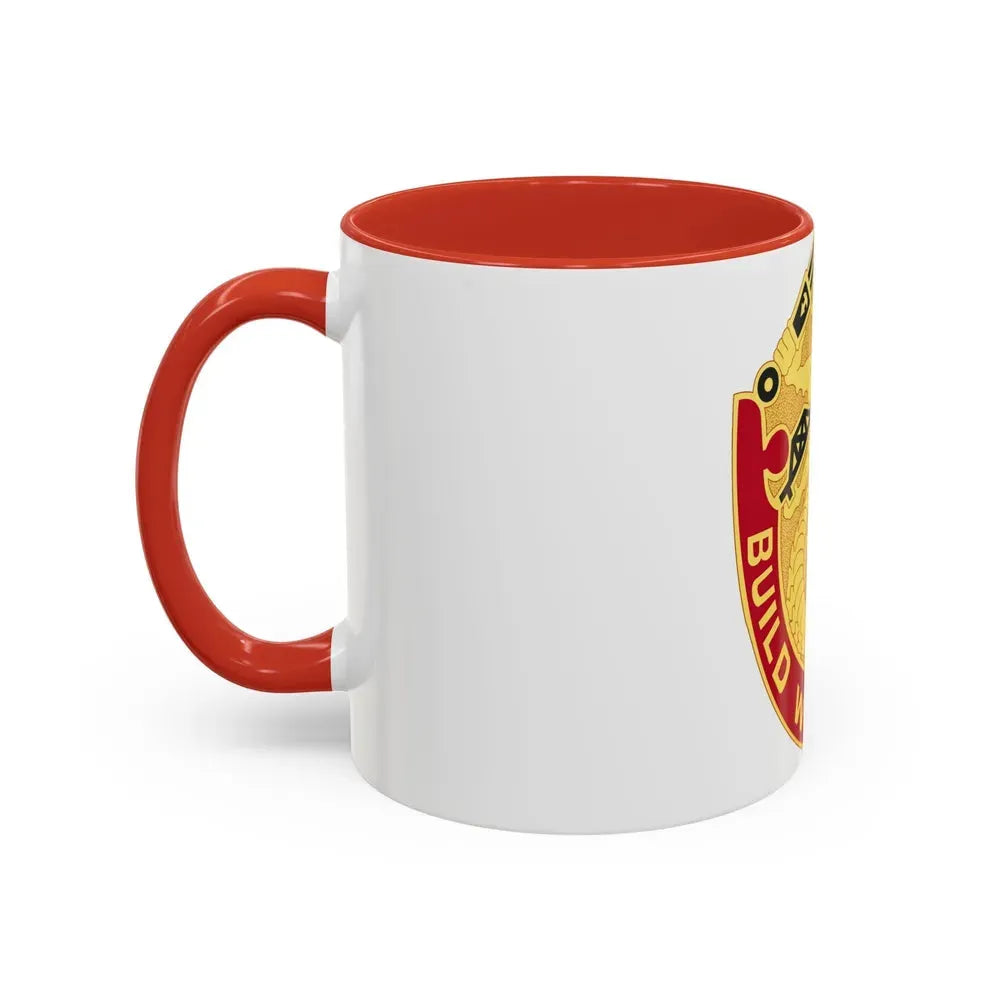 93 Engineer Battalion (U.S. Army) Accent Coffee Mug - Go Mug Yourself