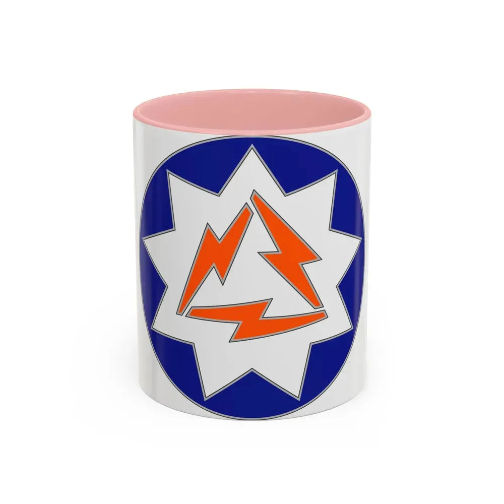 93 Signal Brigade (U.S. Army) Accent Coffee Mug 11oz Pink - Go Mug Yourself