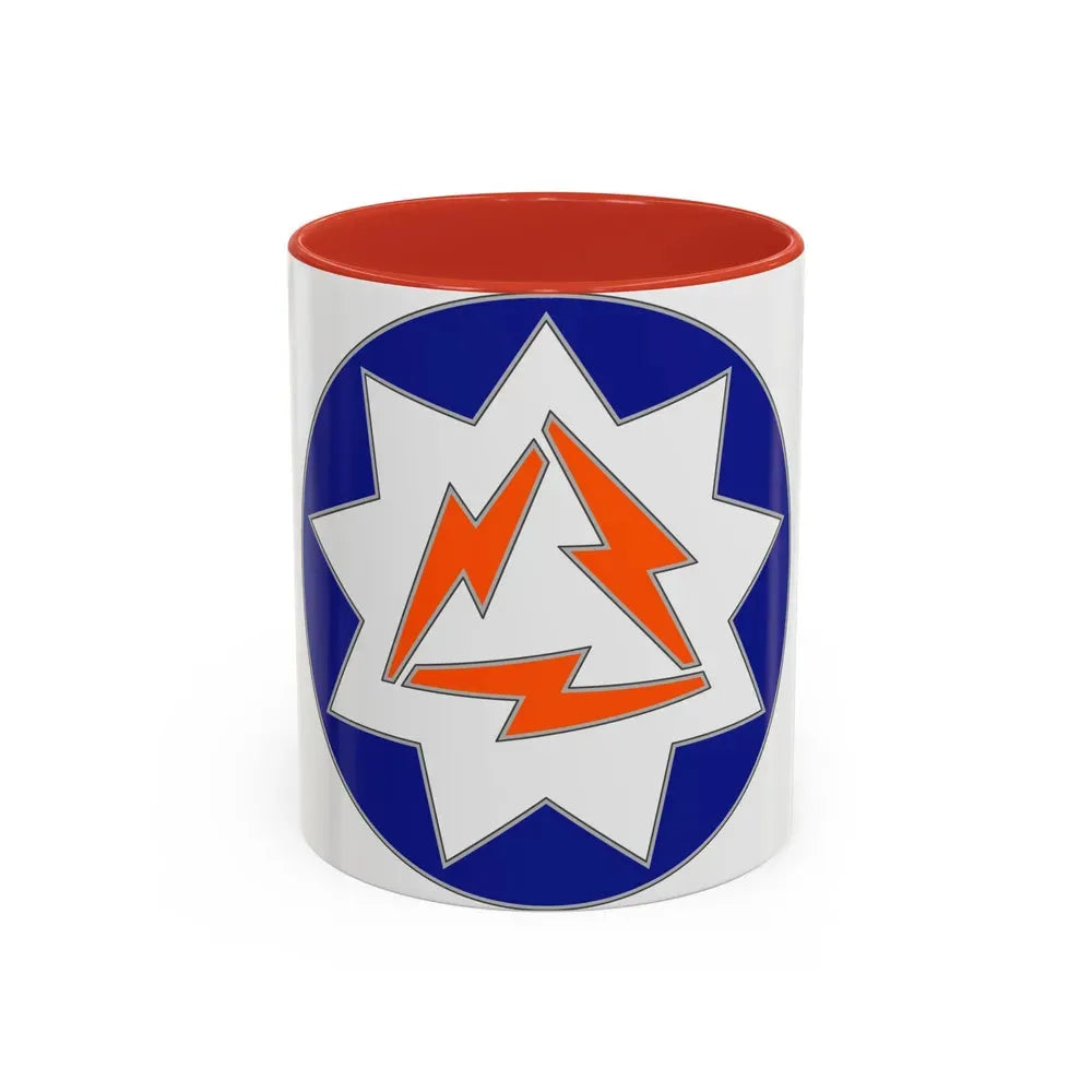 93 Signal Brigade (U.S. Army) Accent Coffee Mug 11oz Red - Go Mug Yourself