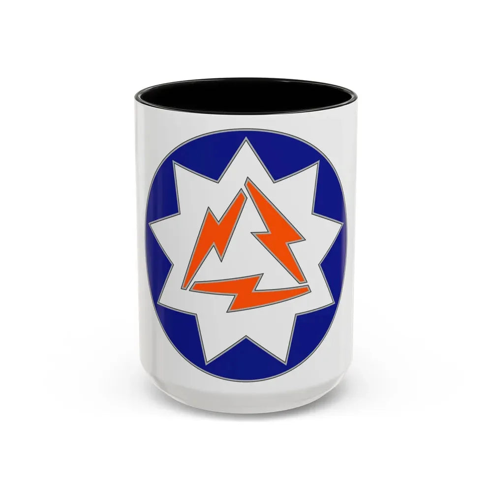 93 Signal Brigade (U.S. Army) Accent Coffee Mug 15oz Black - Go Mug Yourself