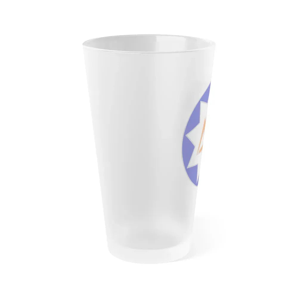 93 Signal Brigade (U.S. Army) Frosted Pint Glass 16oz - Go Mug Yourself