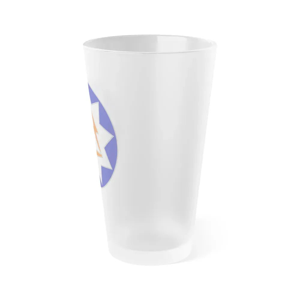 93 Signal Brigade (U.S. Army) Frosted Pint Glass 16oz - Go Mug Yourself