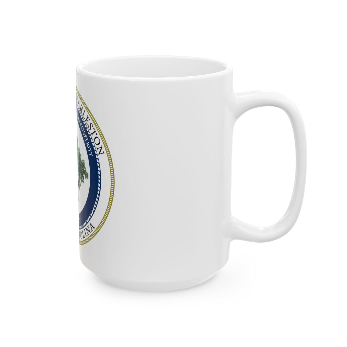 Seal of North Charleston South Carolina - White Coffee Mug