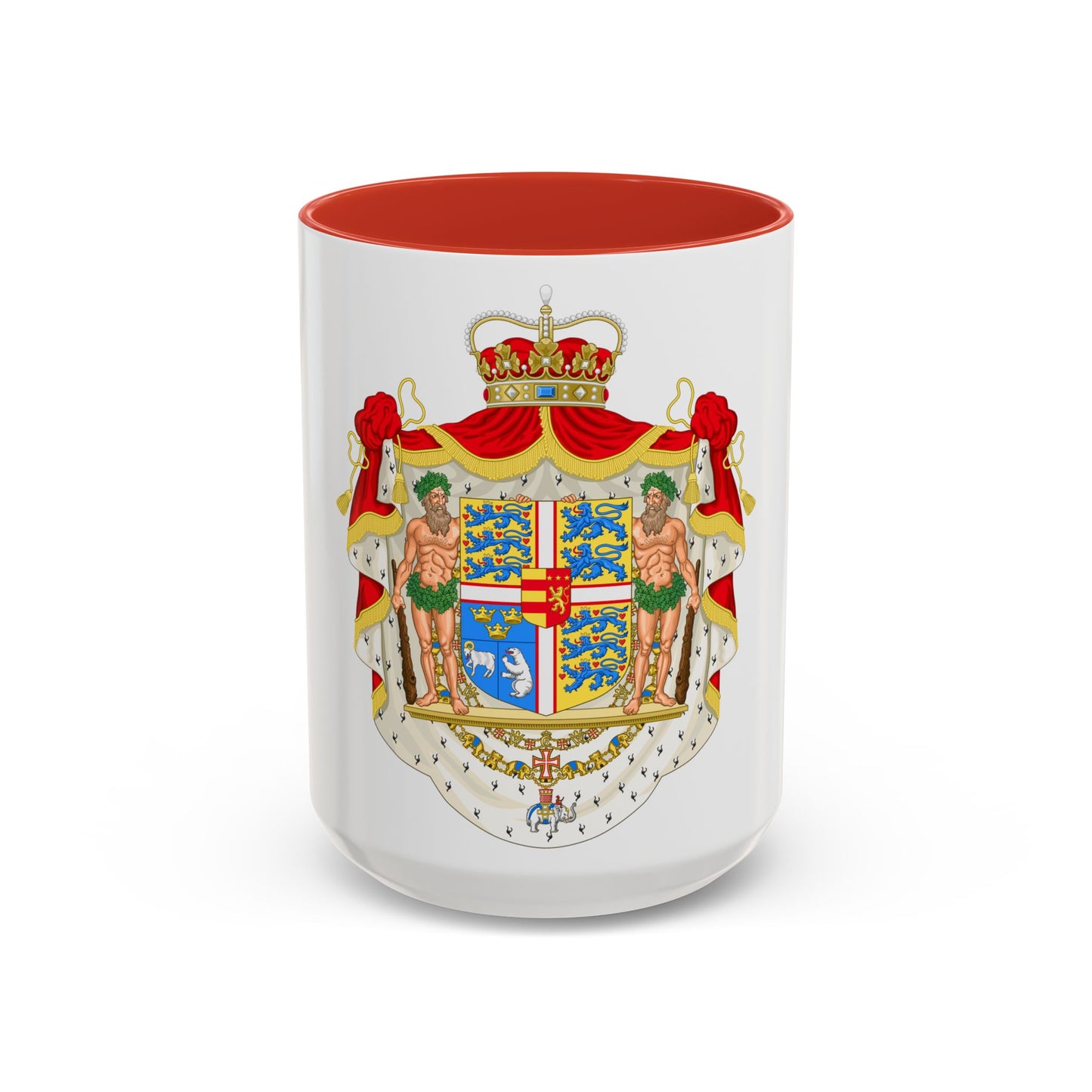 Coat of arms of Joachim, Prince of Denmark - Accent Coffee Mug