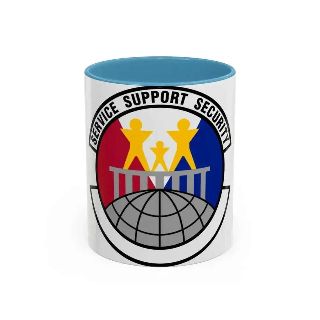 931 Force Support Squadron AFRC (U.S. Air Force) Accent Coffee Mug 11oz Light Blue - Go Mug Yourself