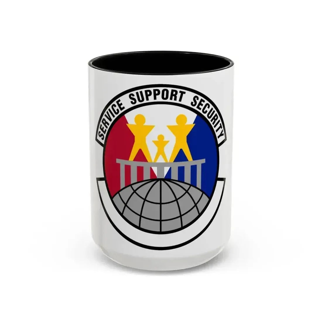 931 Force Support Squadron AFRC (U.S. Air Force) Accent Coffee Mug 15oz Black - Go Mug Yourself