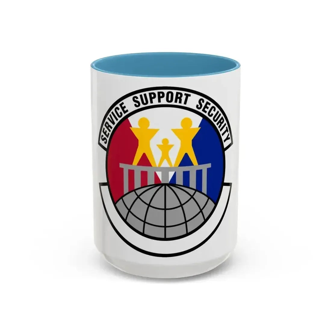 931 Force Support Squadron AFRC (U.S. Air Force) Accent Coffee Mug 15oz Light Blue - Go Mug Yourself