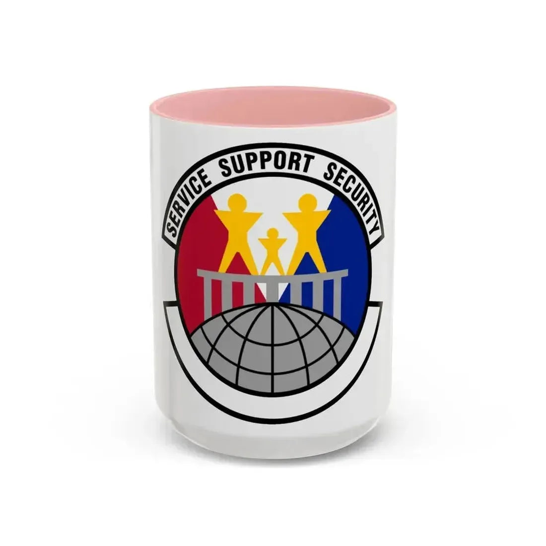 931 Force Support Squadron AFRC (U.S. Air Force) Accent Coffee Mug 15oz Pink - Go Mug Yourself