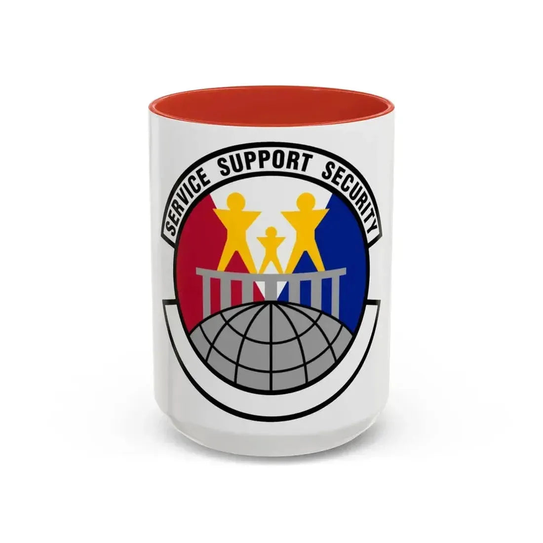 931 Force Support Squadron AFRC (U.S. Air Force) Accent Coffee Mug 15oz Red - Go Mug Yourself