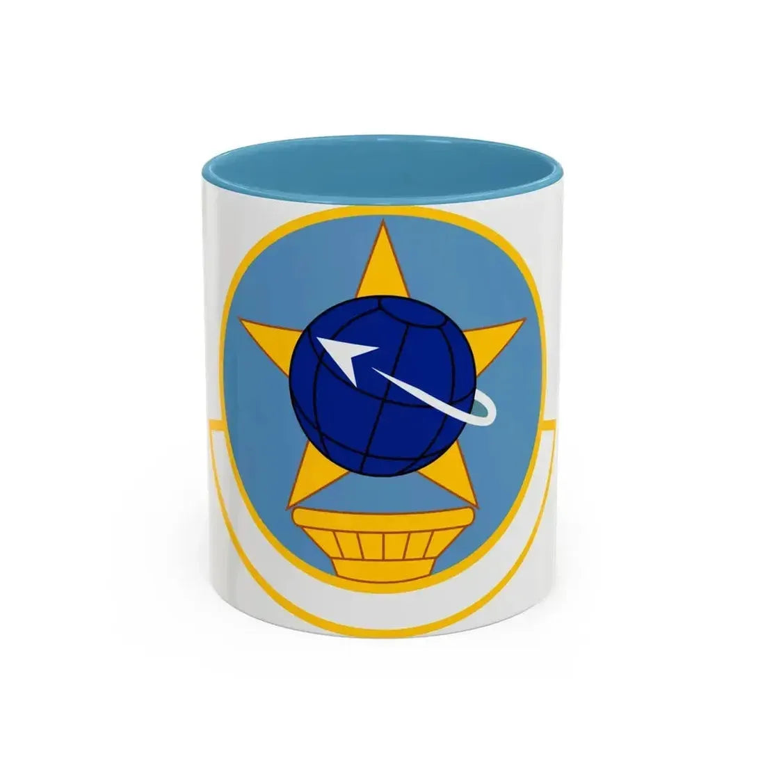 931 Operations Support Squadron AFRC (U.S. Air Force) Accent Coffee Mug 11oz Light Blue - Go Mug Yourself