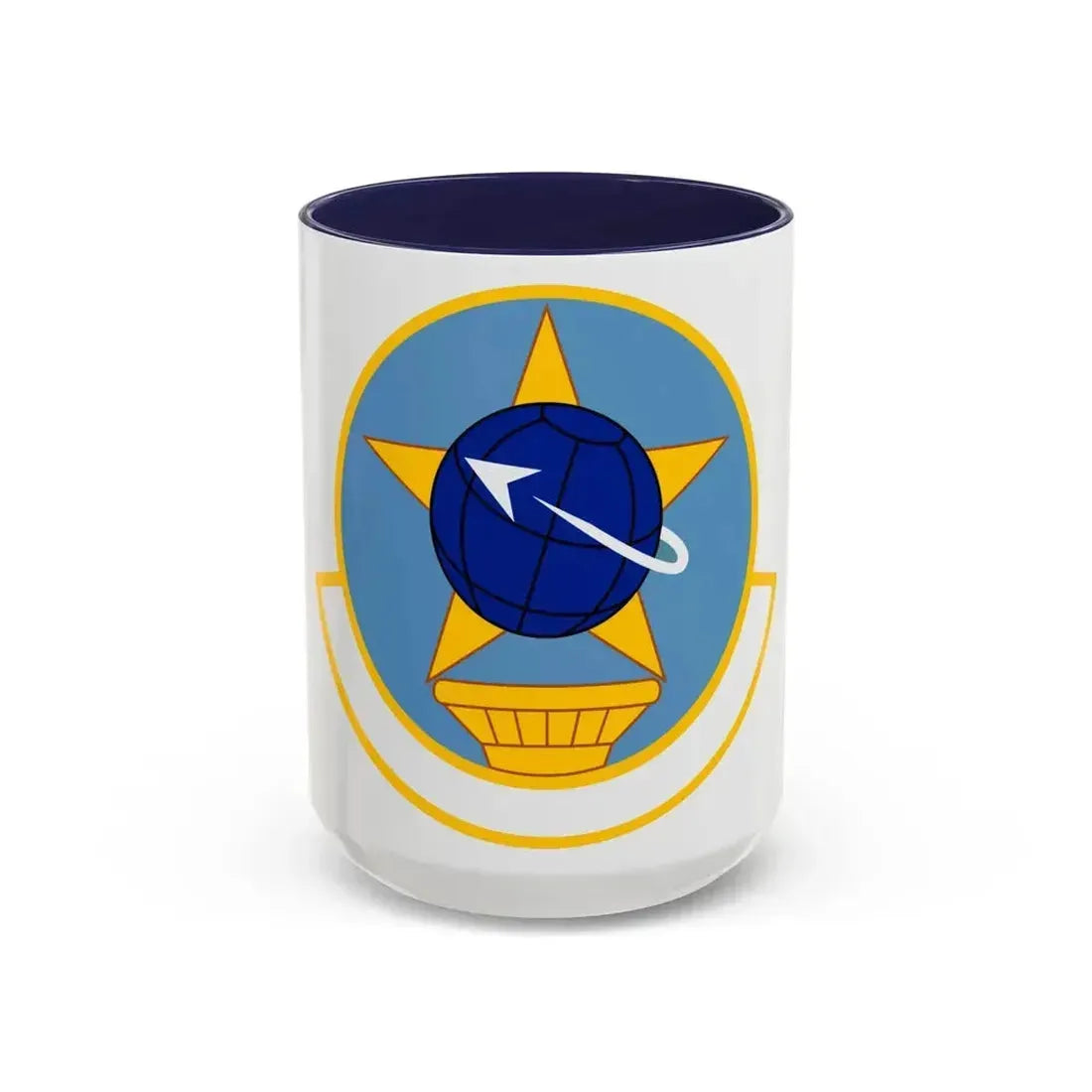931 Operations Support Squadron AFRC (U.S. Air Force) Accent Coffee Mug 15oz Navy - Go Mug Yourself