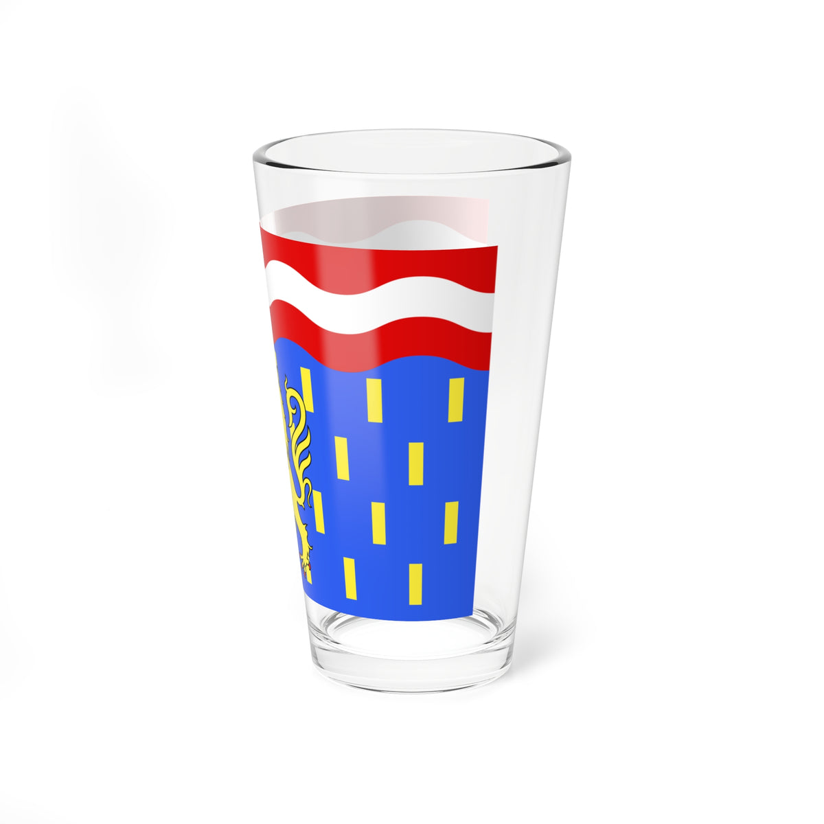 Drapeau fr departement Haute-Saone (France) Pint Glass 16oz