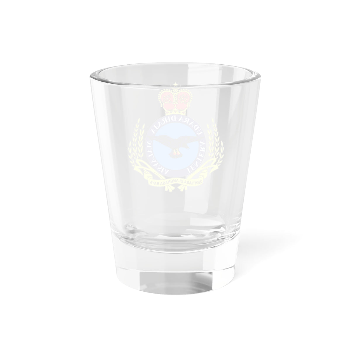 Badge of the Royal Malaysian Air Force (Malaysia) (Coat of Arms) Shot Glass 1.5oz