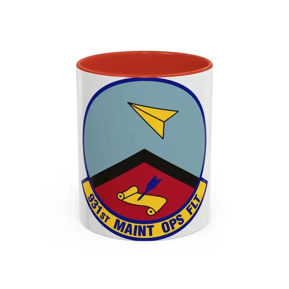 931st Maintenance Operations Flight (U.S. Air Force) Accent Coffee Mug 11oz Red - Go Mug Yourself