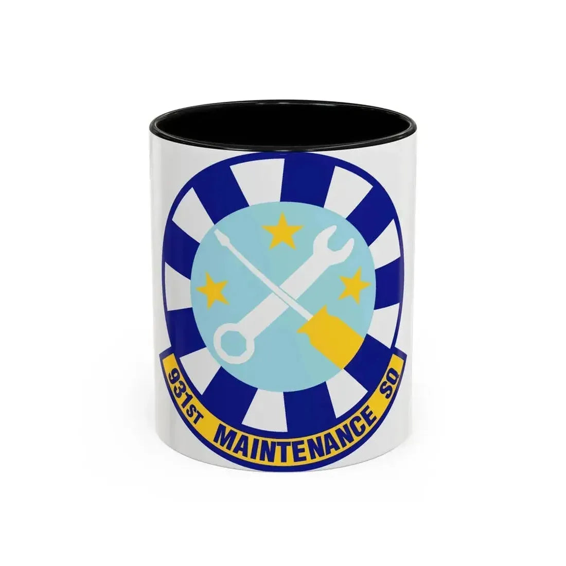 931st Maintenance Squadron (U.S. Air Force) Accent Coffee Mug 11oz Black - Go Mug Yourself