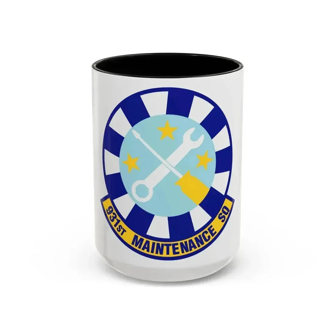 931st Maintenance Squadron (U.S. Air Force) Accent Coffee Mug 15oz Black - Go Mug Yourself