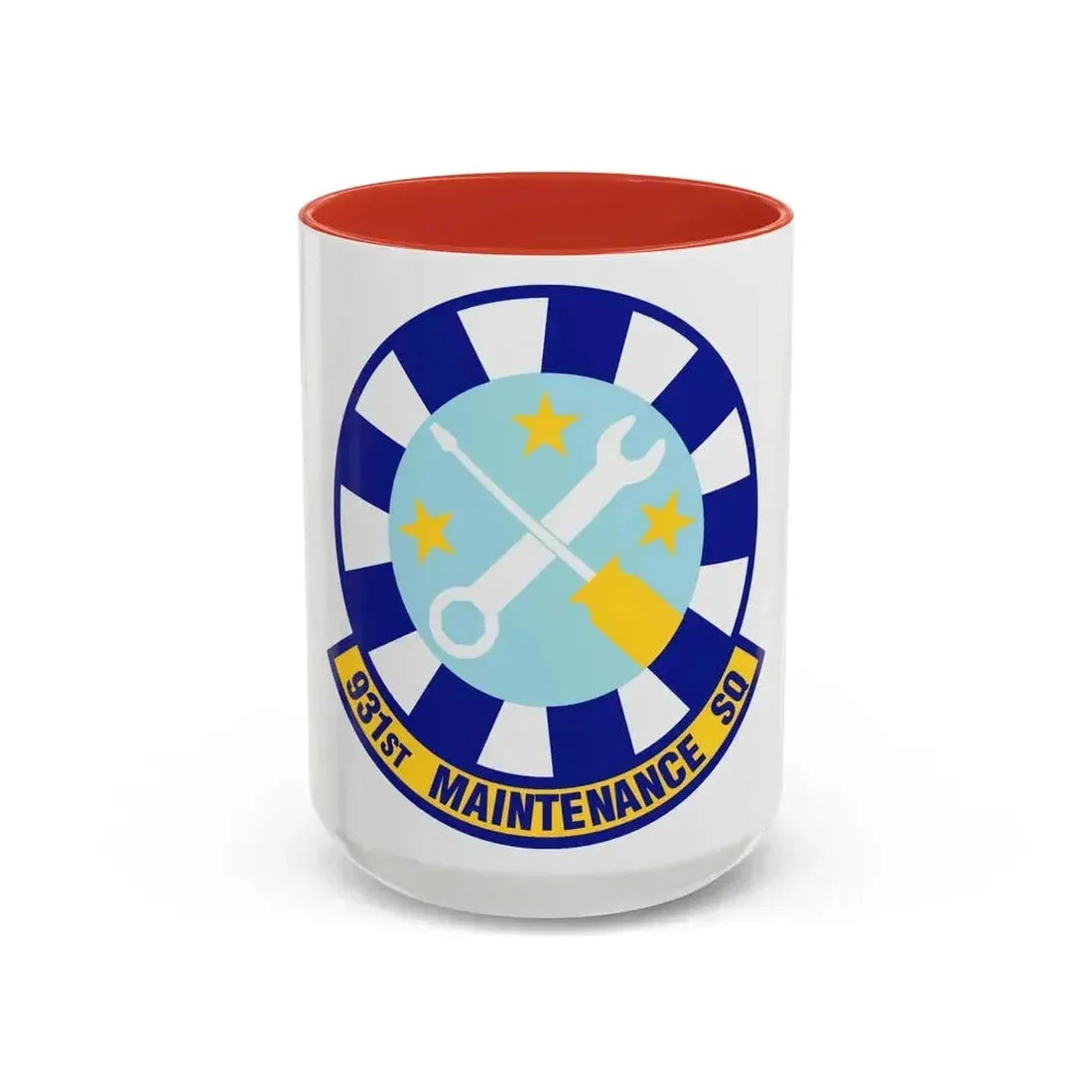 931st Maintenance Squadron (U.S. Air Force) Accent Coffee Mug 15oz Red - Go Mug Yourself