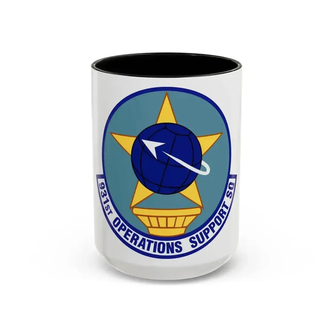 931st Operations Support Squadron (U.S. Air Force) Accent Coffee Mug 15oz Black - Go Mug Yourself
