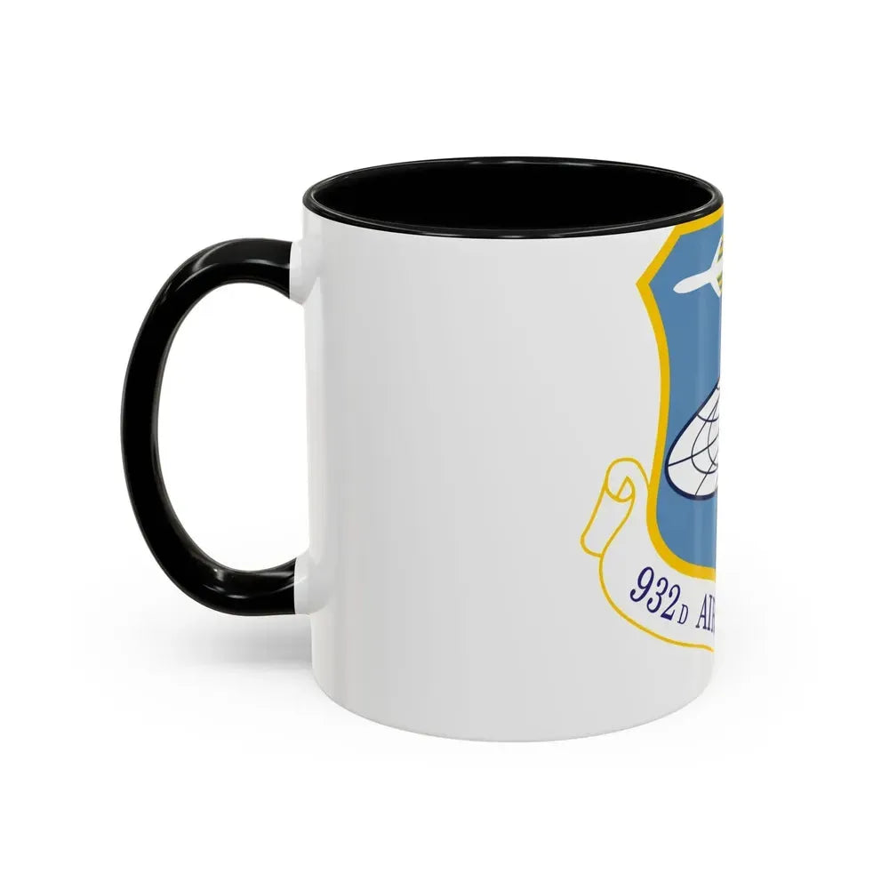 932 Airlift Wing AFRC (U.S. Air Force) Accent Coffee Mug - Go Mug Yourself