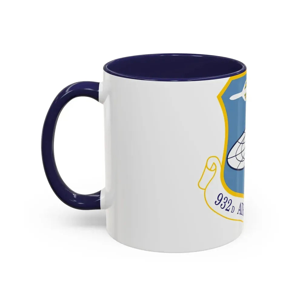 932 Airlift Wing AFRC (U.S. Air Force) Accent Coffee Mug - Go Mug Yourself