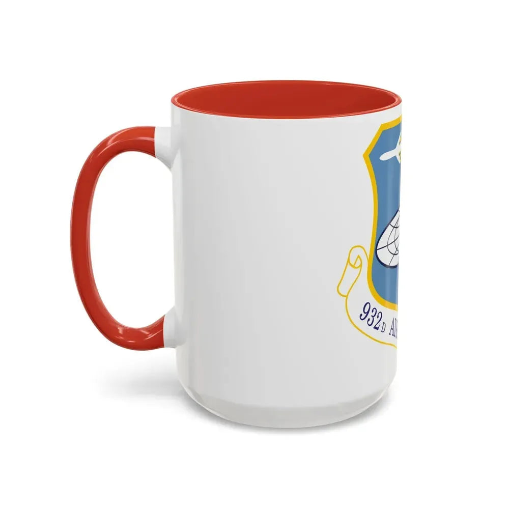 932 Airlift Wing AFRC (U.S. Air Force) Accent Coffee Mug - Go Mug Yourself