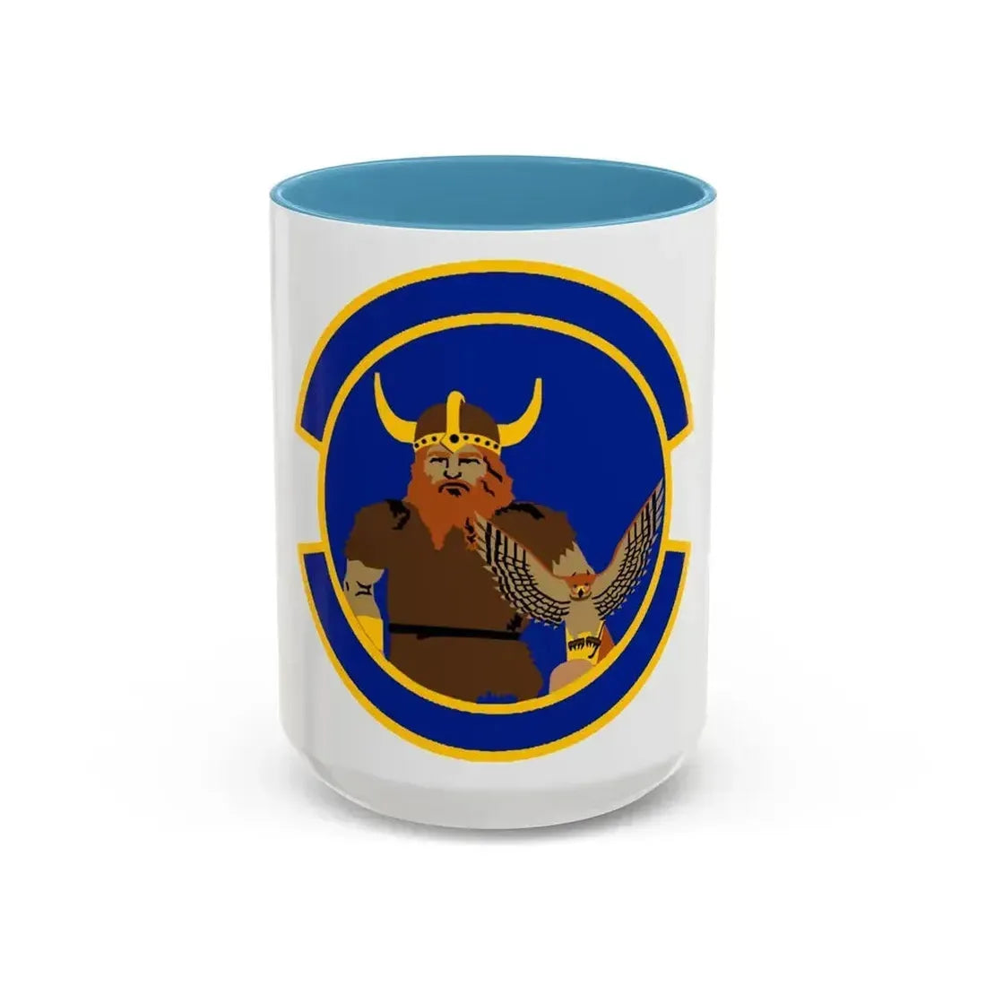 934 Operations Support Squadron AFRC (U.S. Air Force) Accent Coffee Mug 15oz Light Blue - Go Mug Yourself