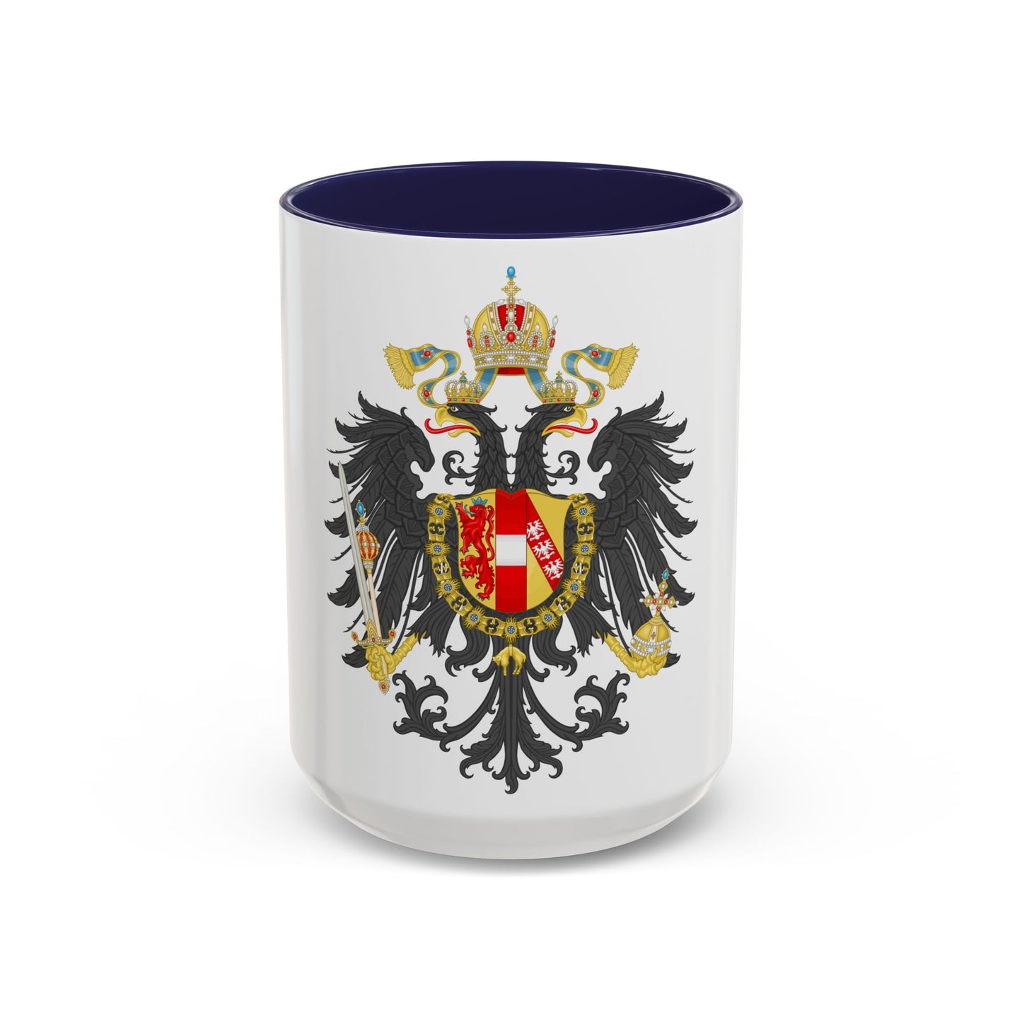 Imperial Coat of Arms of the Empire of Austria (1815) - Accent Coffee Mug