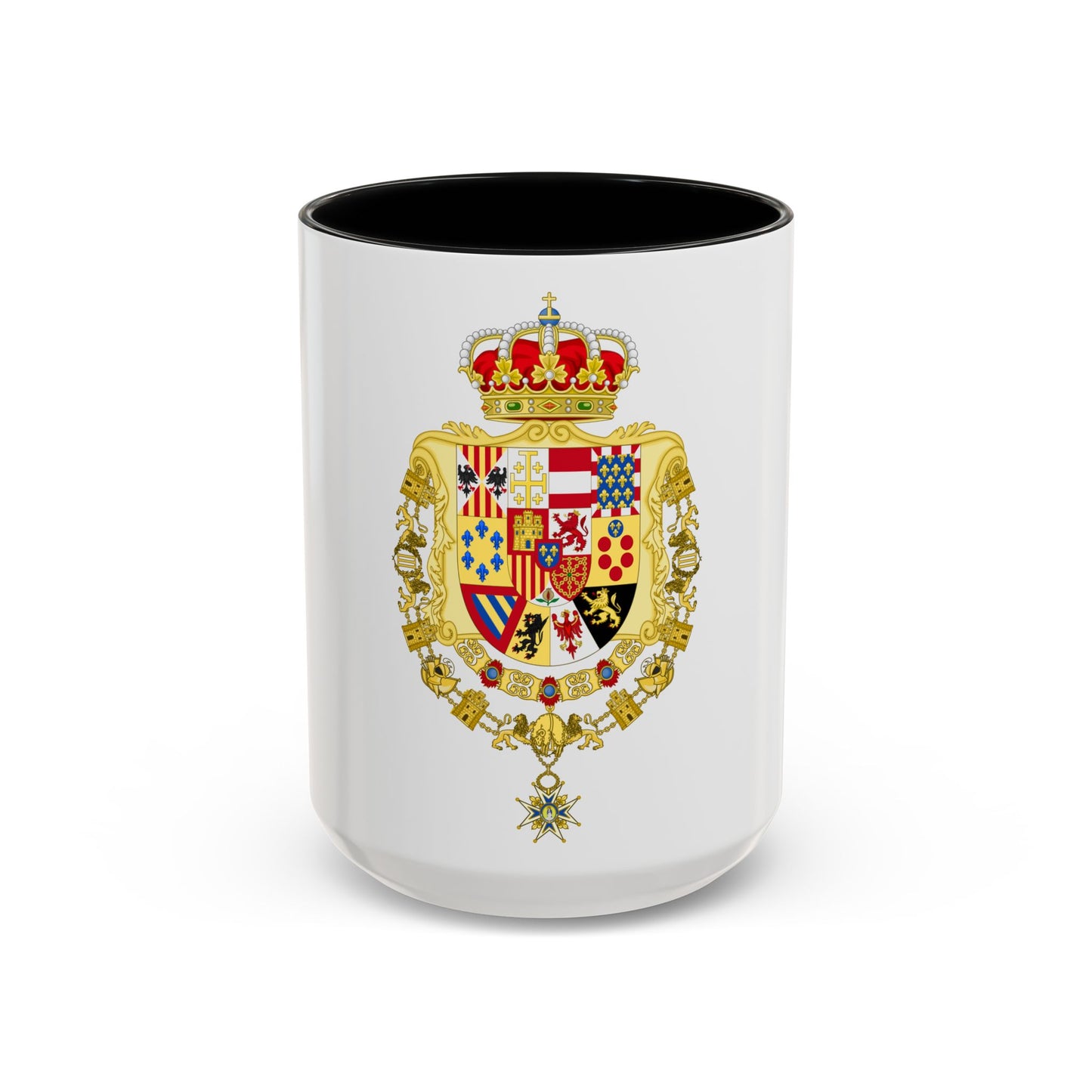 Greater Royal Coat of Arms of Spain (1931) - Accent Coffee Mug