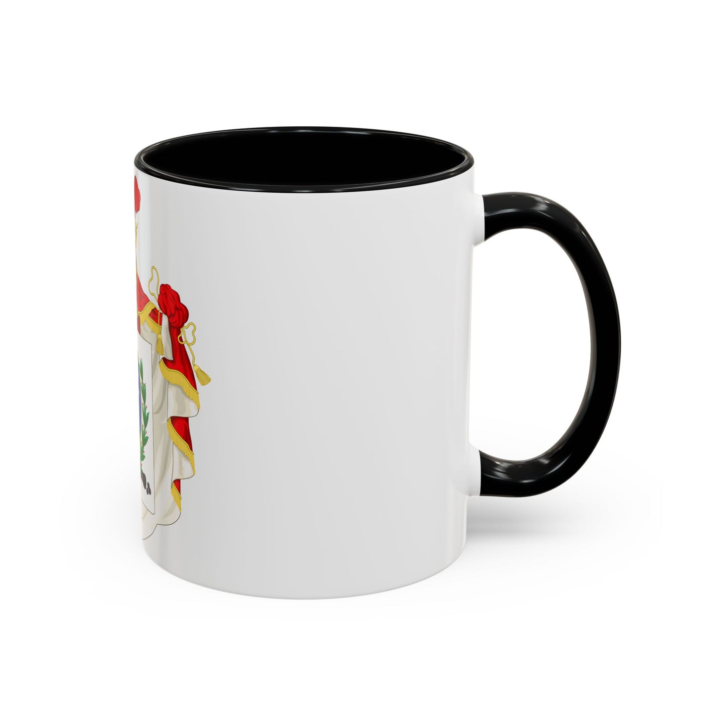 Ornamented Coat of Arms of Chile (1819-1834) Cerro Castillo Version - Accent Coffee Mug