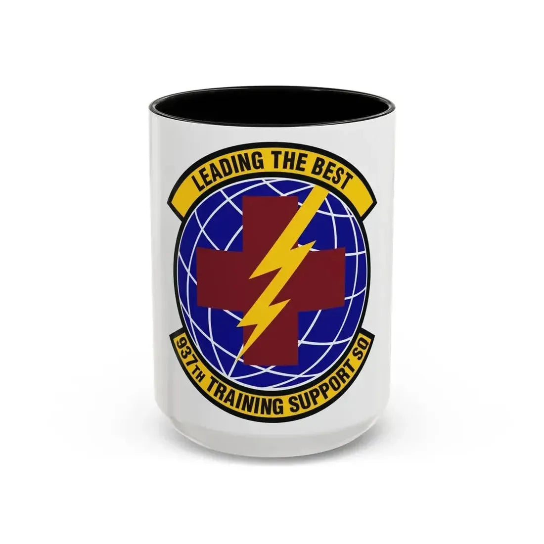 937th Training Support Squadron (U.S. Air Force) Accent Coffee Mug 15oz Black - Go Mug Yourself