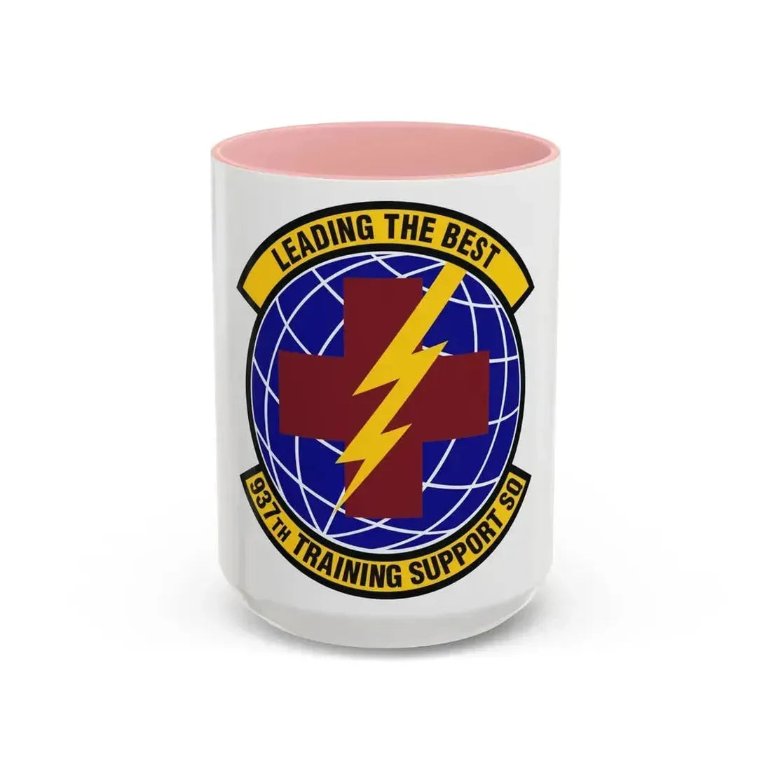 937th Training Support Squadron (U.S. Air Force) Accent Coffee Mug 15oz Pink - Go Mug Yourself