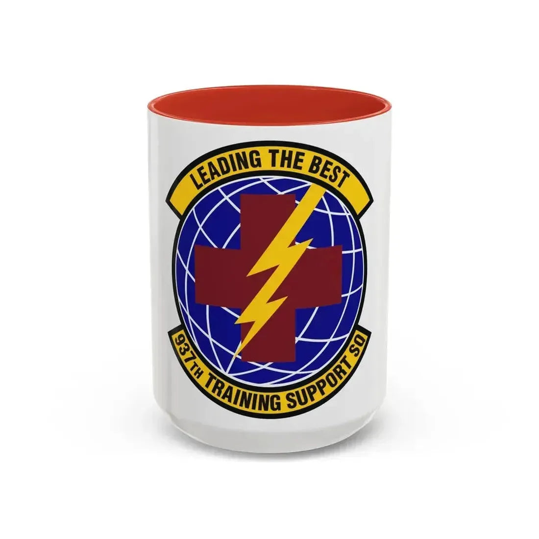 937th Training Support Squadron (U.S. Air Force) Accent Coffee Mug 15oz Red - Go Mug Yourself