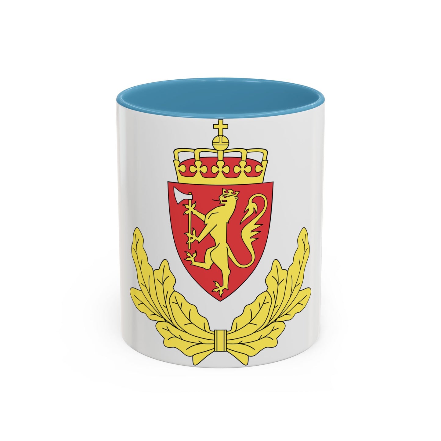 Coat of arms of the Norwegian Border Police - Accent Coffee Mug