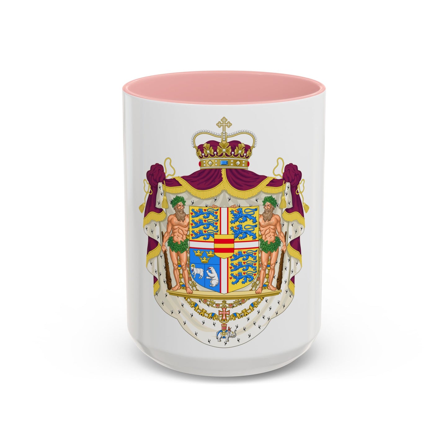 Coat of arms of the Crown Prince of Denmark - Accent Coffee Mug