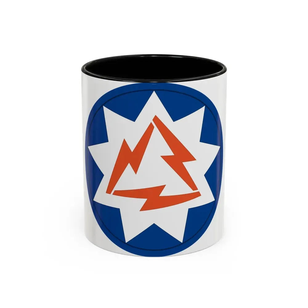 93rd Signal Brigade 2 (U.S. Army) Accent Coffee Mug 11oz Black - Go Mug Yourself
