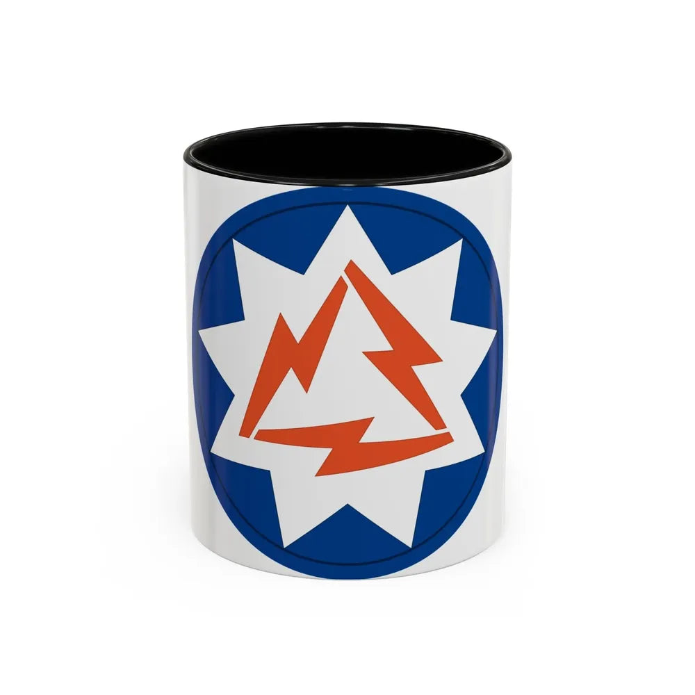 93rd Signal Brigade 2 (U.S. Army) Accent Coffee Mug 11oz Black - Go Mug Yourself
