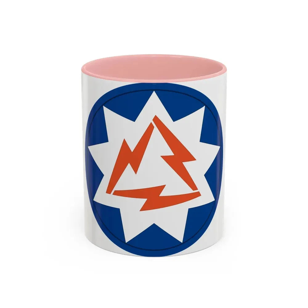 93rd Signal Brigade 2 (U.S. Army) Accent Coffee Mug 11oz Pink - Go Mug Yourself