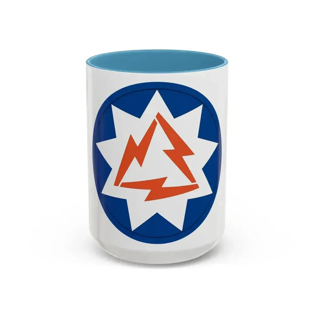 93rd Signal Brigade 2 (U.S. Army) Accent Coffee Mug 15oz Light Blue - Go Mug Yourself