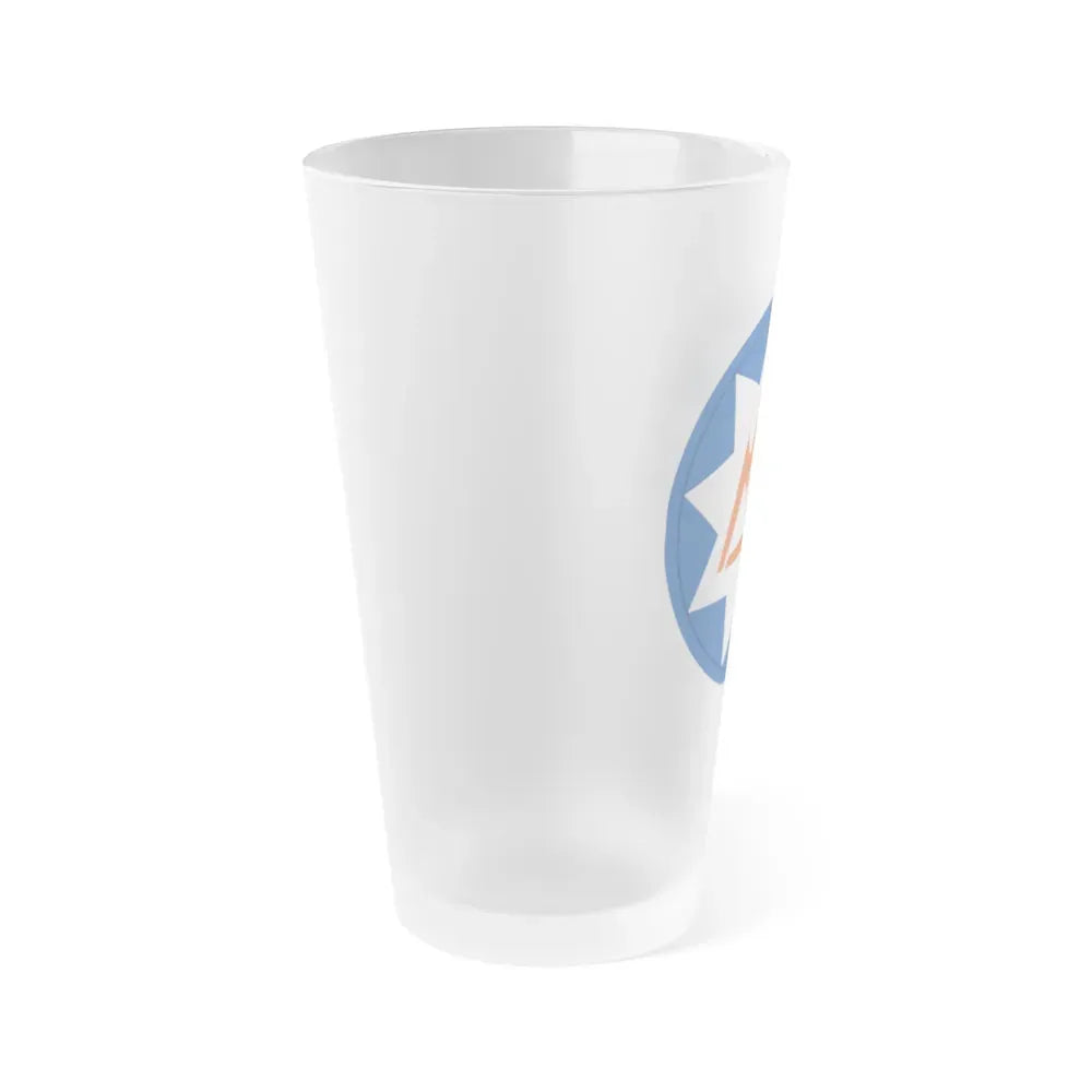 93rd Signal Brigade 2 (U.S. Army) Frosted Pint Glass 16oz - Go Mug Yourself