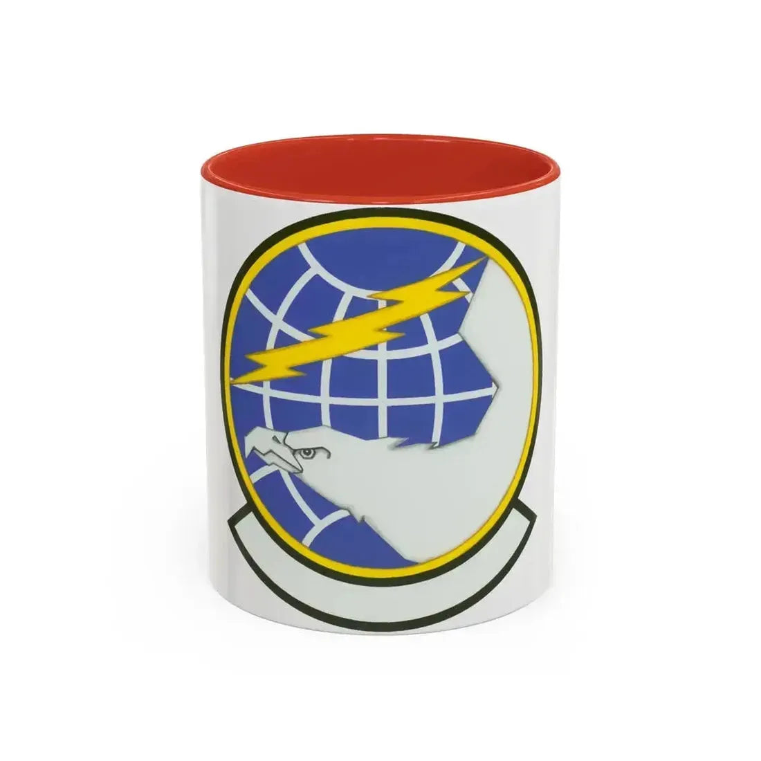 940 Civil Engineer Squadron AFRC (U.S. Air Force) Accent Coffee Mug 11oz Red - Go Mug Yourself