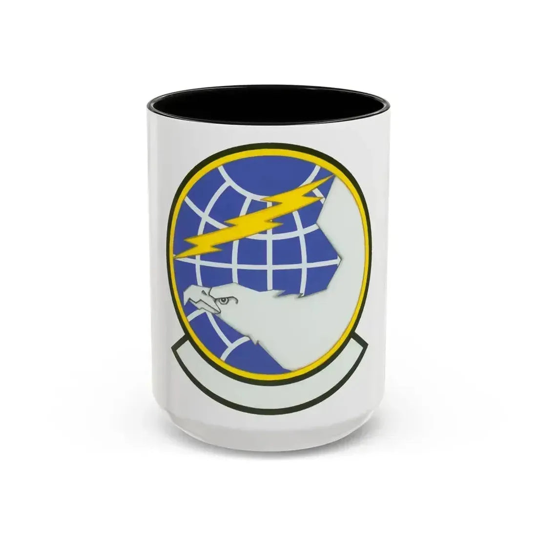 940 Civil Engineer Squadron AFRC (U.S. Air Force) Accent Coffee Mug 15oz Black - Go Mug Yourself