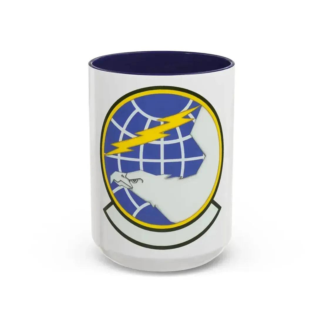 940 Civil Engineer Squadron AFRC (U.S. Air Force) Accent Coffee Mug 15oz Navy - Go Mug Yourself